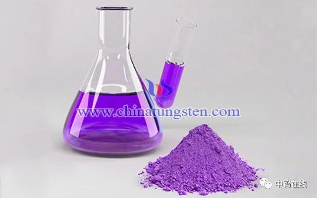 nano violet tungsten oxide picture